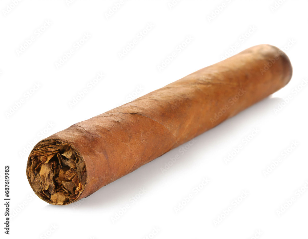Cigar isolated on white background, cutout Cigar isolated on white background, cutout
