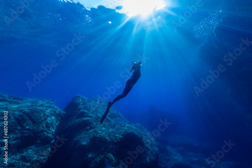 Wallpaper Mural diving into the Mediterranean Torontodigital.ca