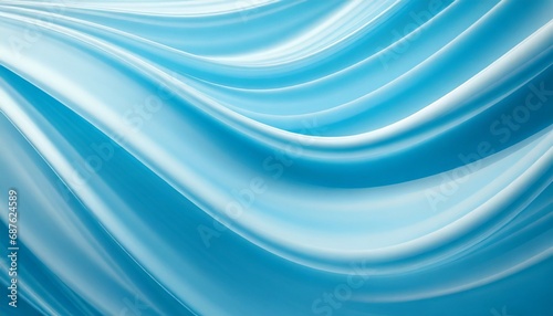 light blue background abstract cloth or liquid wave illustration of wavy folds silk texture or satin satin material