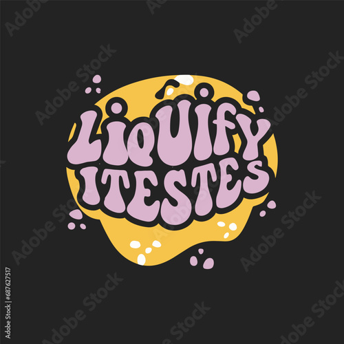 liquify Typography design, liquify text design, liquify Typography design t-shirt design, liquid typography t-shirt design