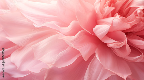 A macroscopic, abstract and pink textured petal is shown up-close. photo