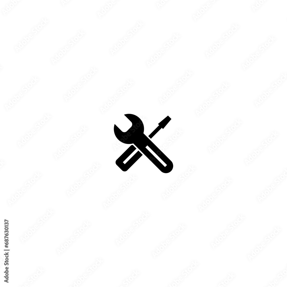 Maintenance icon  isolated on white background