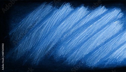 blue pencil strokes on background