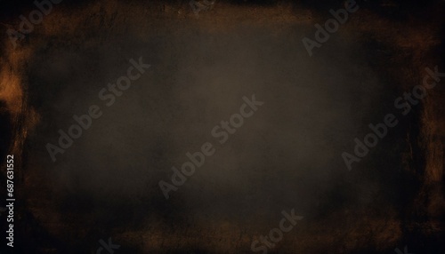 scary abstract vintage grunge background with faded central area for your text or picture scratched halloween black background