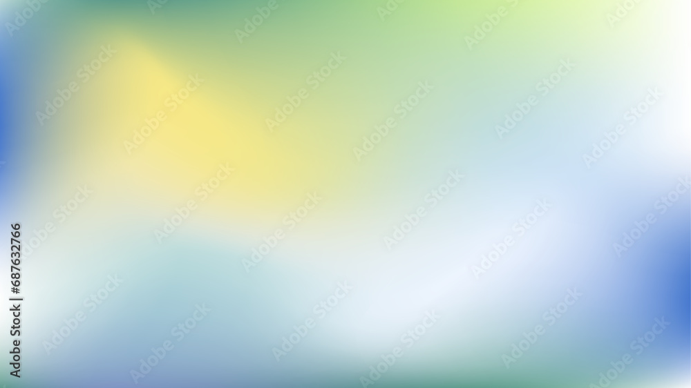 Fototapeta premium Colorful smooth soft gradient mesh abstract background. Business or advertising design. Bright dynamic mesh for poster, flyer, banner. Vector illustration 