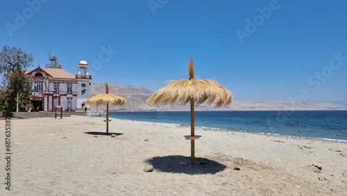 umbrellas on the beach