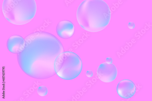 Modern realistic water bubbles, great design for any purposes. Brochure template layout. Communication concept. Brochure, leaflet, flyer, cover template. © niko180180