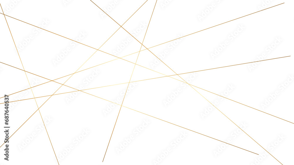Geometric low poly abstract white and golden lines background. Abstract background with golden lines. Golden geometric random chaotic lines vector background. Geometric low poly abstract white and golden lines background. Abstract background with golden lines. Golden geometric random chaotic lines vector background.