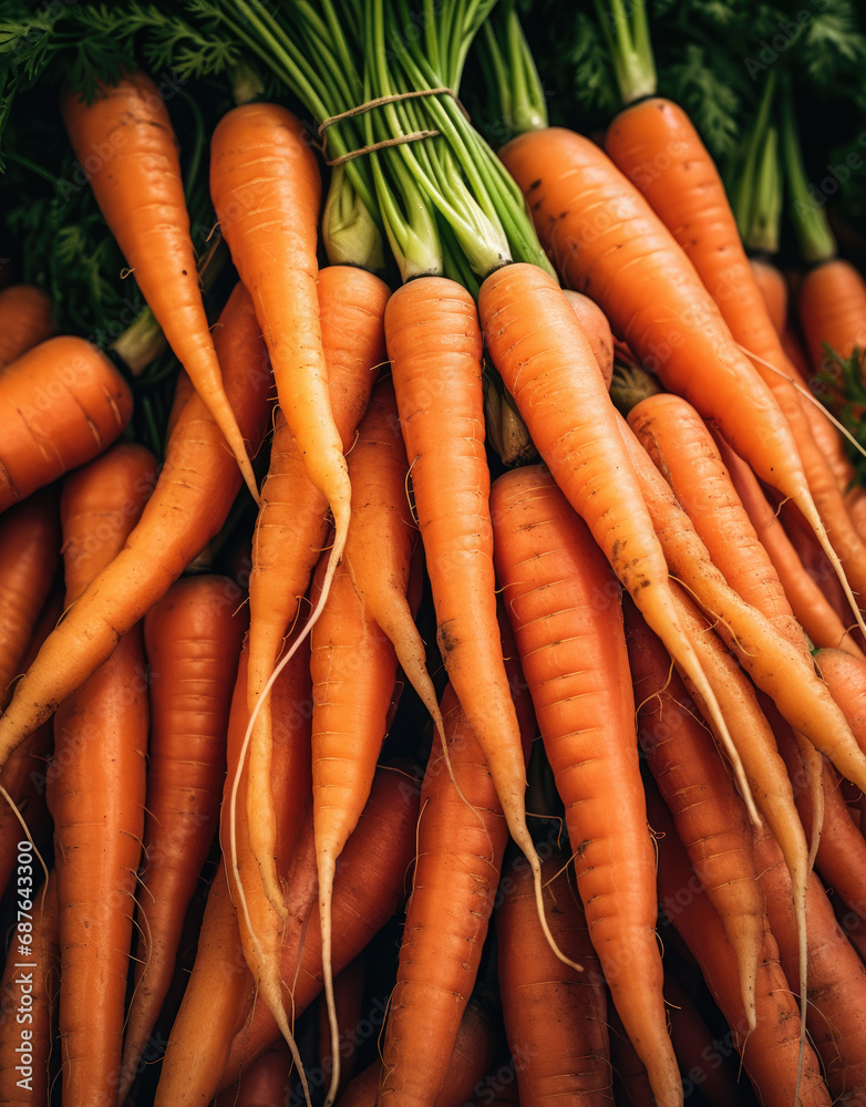 carrots on the market carrots on the market