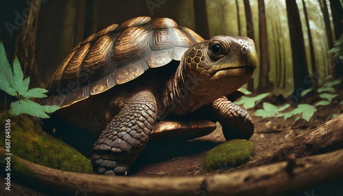 Macro Shot a Wise Old Turtle © CreativeStock