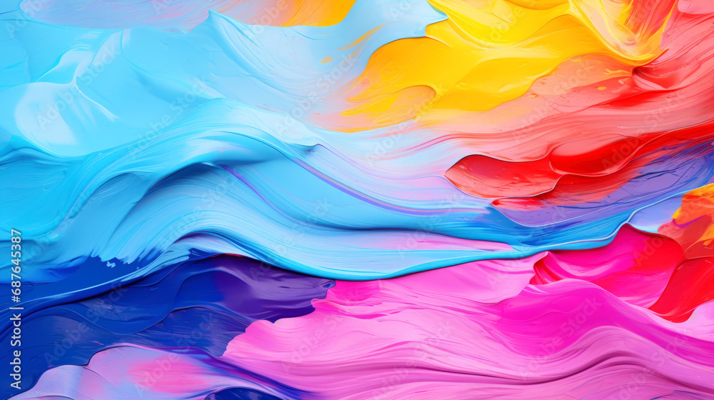 A vibrant abstract background of paint splashes that creates a modern and contemporary design.