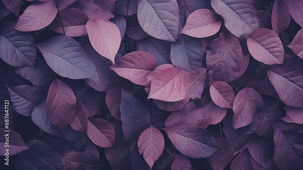 A collection of tree leaves textures arranged for an abstract background, featuring dark tones, an artistic design, and a vintage, retro style achieved through filter coloring A collection of tree leaves textures arranged for an abstract background, featuring dark tones, an artistic design, and a vintage, retro style achieved through filter coloring
