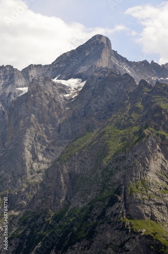 Pico de Wetterhorn desde Grindelwald, Cantón de Berna, Suiza