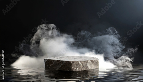 Smoke and Stone Unveiling on a Dark Canvas © Md Aminur Rahman