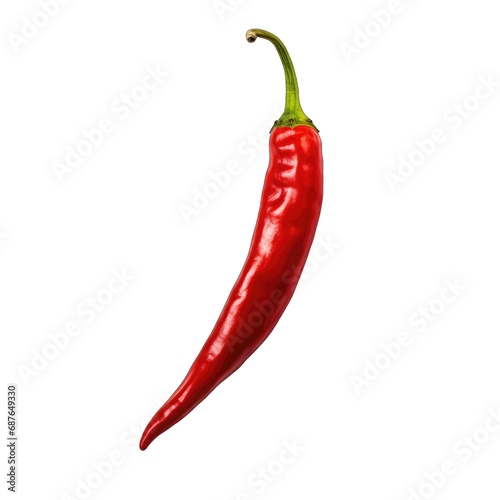 Cayenne Pepper isolated on transparent background
