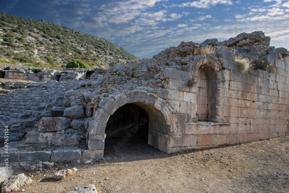 Ancient city in Antalya Lmyra.