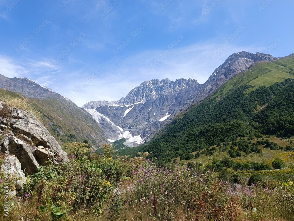 landscape in Svaneti, Georgia