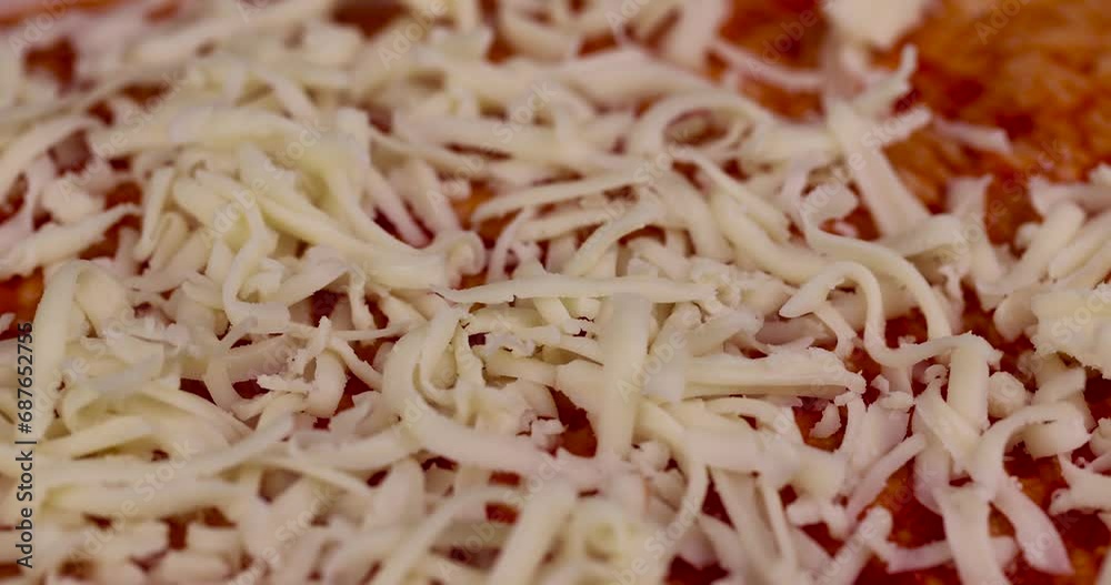 pizza dough with cheese and ketchup, cooking pizza with lots of cheese pizza dough with cheese and ketchup, cooking pizza with lots of cheese