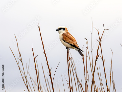 A bird in a tree in a natur...