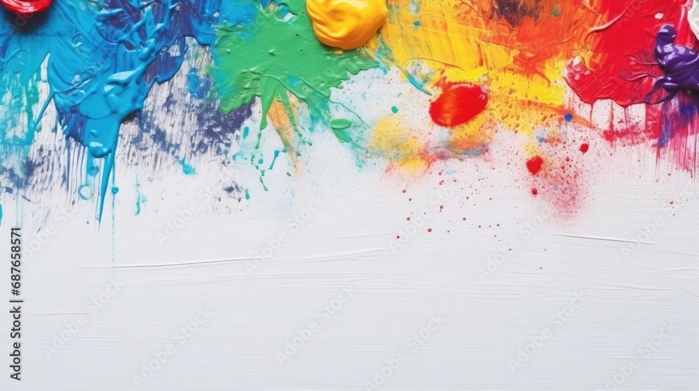 Splash of paint. vector colorful background design. illustration vector design. Generarative AI