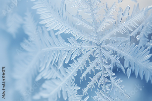 Zoom in on the intricate details of winter  such as frost on windows  icicles  or snowflakes  to create visually stunning and unique shots 