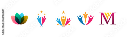 Set of Colorful icons