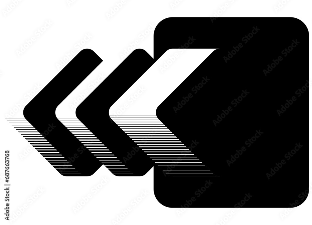 Abstract black and white vector pattern in the form of an arrow. Vector background for your graphic design, packaging design, printing, advertising, social networks. Games. Arrow pointer. Abstract black and white vector pattern in the form of an arrow. Vector background for your graphic design, packaging design, printing, advertising, social networks. Games. Arrow pointer.