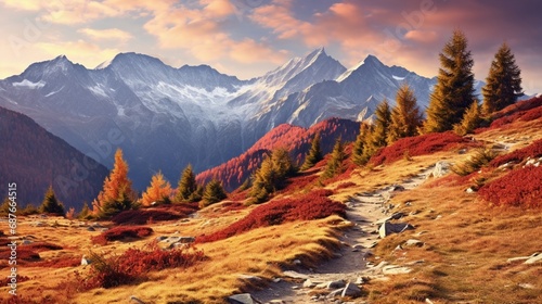 autumn in the mountains