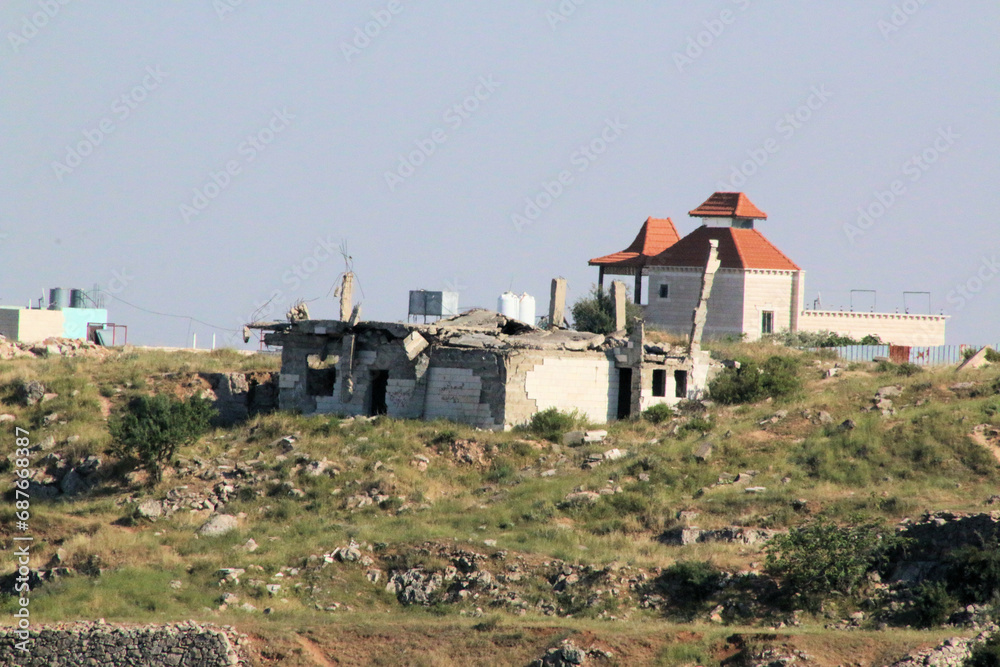 A panoramic view of Hebron in Israel