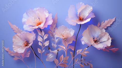  Floral Elegance - A Stunning Display of Single-Color Blooms
