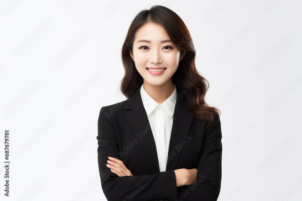 Woman dressed in business suit posing for picture. Versatile image suitable for corporate, professional, or business-related concepts. Woman dressed in business suit posing for picture. Versatile image suitable for corporate, professional, or business-related concepts.