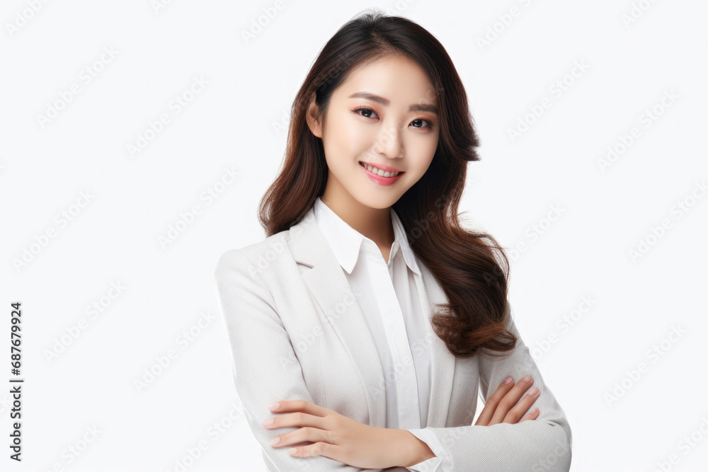 Woman in white shirt posing for picture. Suitable for various uses. Woman in white shirt posing for picture. Suitable for various uses.