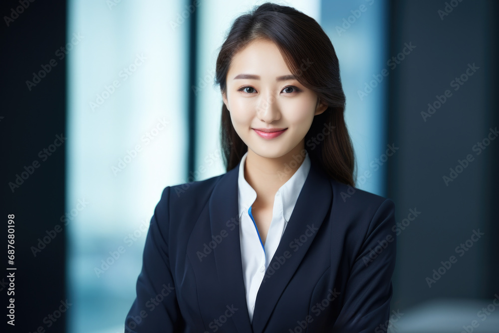 Woman in business suit posing for picture. Suitable for corporate and professional themes. Woman in business suit posing for picture. Suitable for corporate and professional themes.