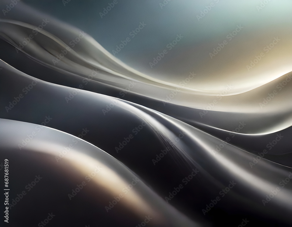 Obraz premium Abstract background fluid flowing wavy shape
