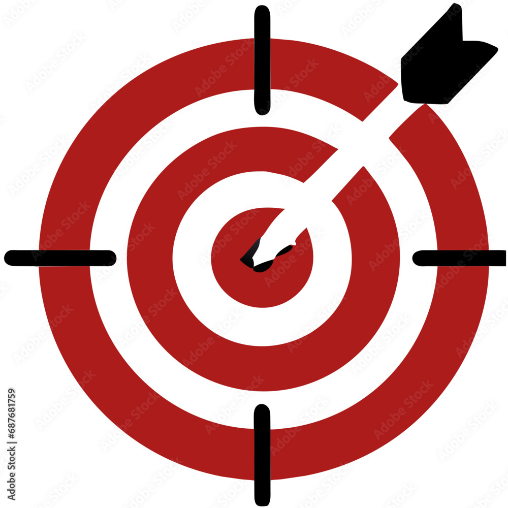 target and arrow target and arrow