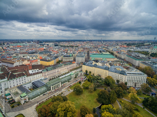 Vienna Old Town Cityscape. Austria.