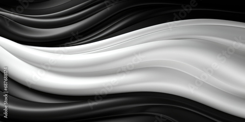 simple abstract background with black white wave