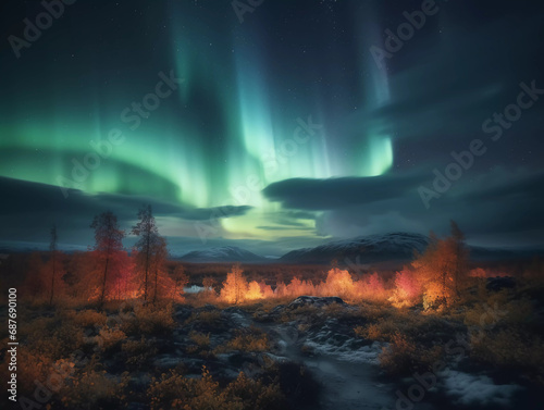 Northern Lights Spectacle: Witness the Mesmerizing Dance of Aurora Borealis in Scandinavian Skies