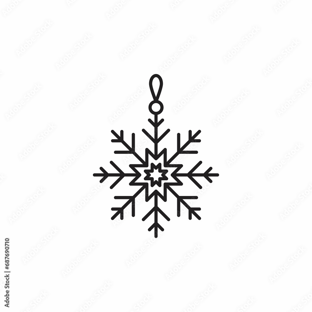 Christmas toys line icons. Happy New Year illustration Christmas toys line icons. Happy New Year illustration