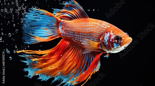 Beautiful betta fish under water UHD wallpaper