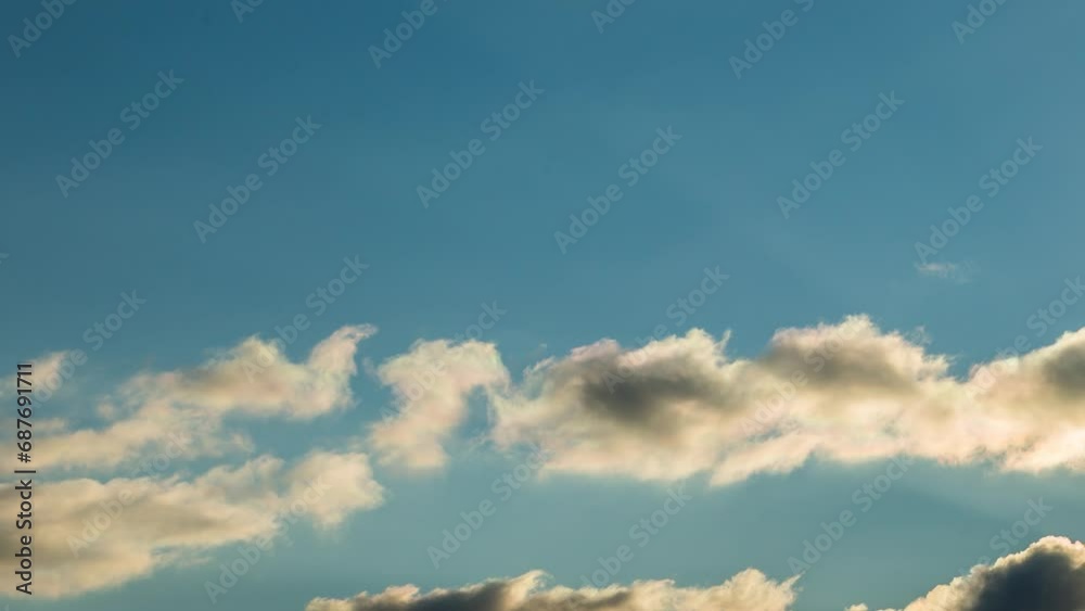Timelapse sky in cloudy weather at sunset, storm time, fast clouds Timelapse sky in cloudy weather at sunset, storm time, fast clouds