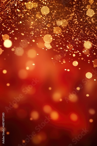 Elegant beige bokeh abstract background. Delicate blurred wallpaper texture. Template with defocused bokeh lights and copy space for business website design. Banner social media advertising.