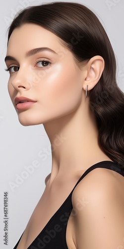 Beautiful brunette aged years 20