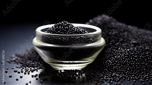 Black seasame seeds UHD wallpaper