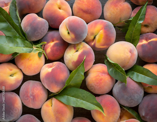 Full frame shot of peaches
