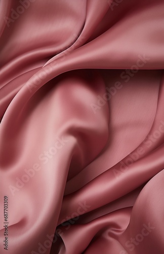 muted pink viscose fabric texture seamless with beautiful closeup detail fabric. Luxury textile pattern with soft and delicate material, sometimes this fabric is called cornskin fabric