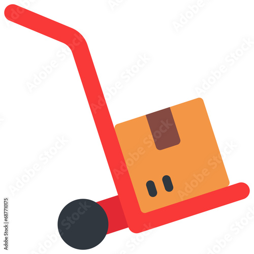 Delivery Hand Dolly Icon