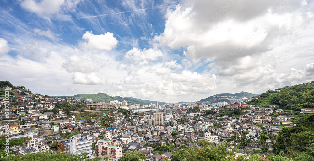 長崎市の景観　長崎港の俯瞰イメージ