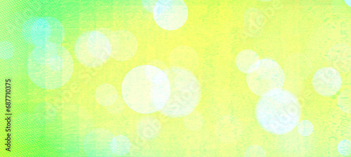 Yellow widescreen bokeh background for seasonal, holidays, celebrations and various design works