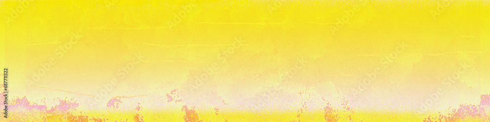 Yellow panorama background banner, with copy space for text or your images Yellow panorama background banner, with copy space for text or your images